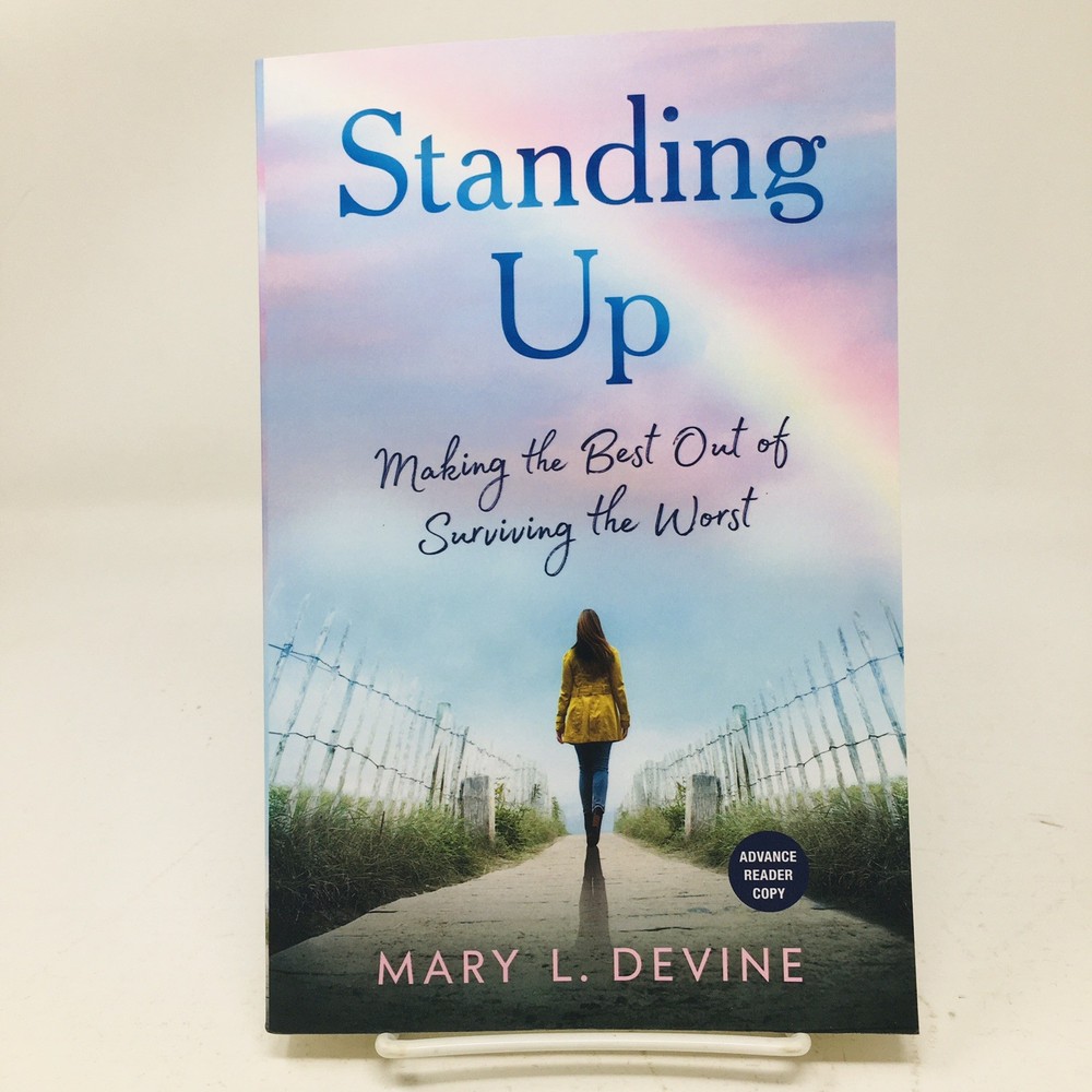 Standing Up ARC by Mary Devine Cop Memoir Domestic Abuse Proof NEW