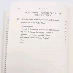 Good Work by Howard Gardner, Mihaly Csikszentmihalyi, William Damon 1ST ED Book