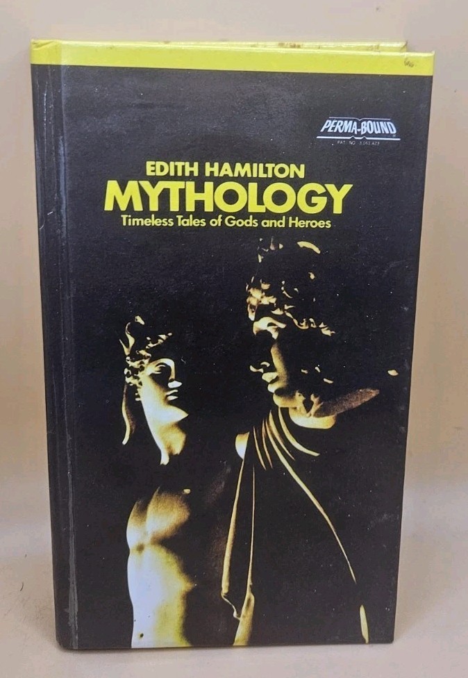 Mythology by Edith Hamilton Mentor Book 1969 Vintage Rare Perma-bound Hardcover