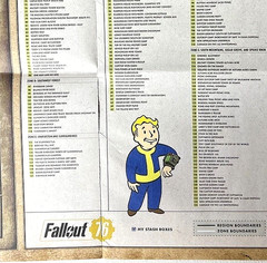Fallout 76: Official Collector’s Edition Guide by Garitt Rocha &… WV Poster Map