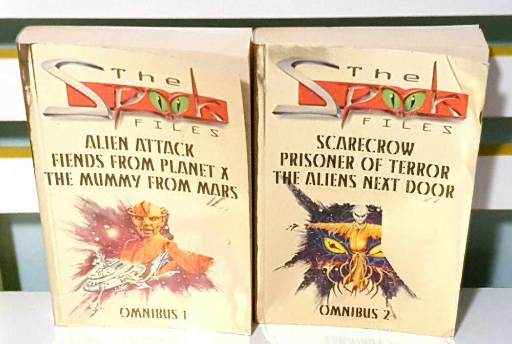 Lot of 2x The Spook Files Omnibus Books by Michael Johnstone!