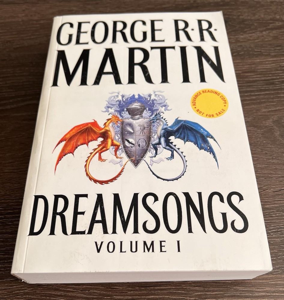 SIGNED George R.R. Martin DREAMSONGS Vol. I Advanced Reading Copy ARC +Photo