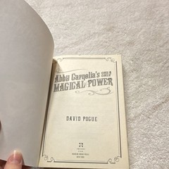 Abby Carnelia’s Magical Power Paperback David Pogue Square Fish Ages 9-12 Fanta…