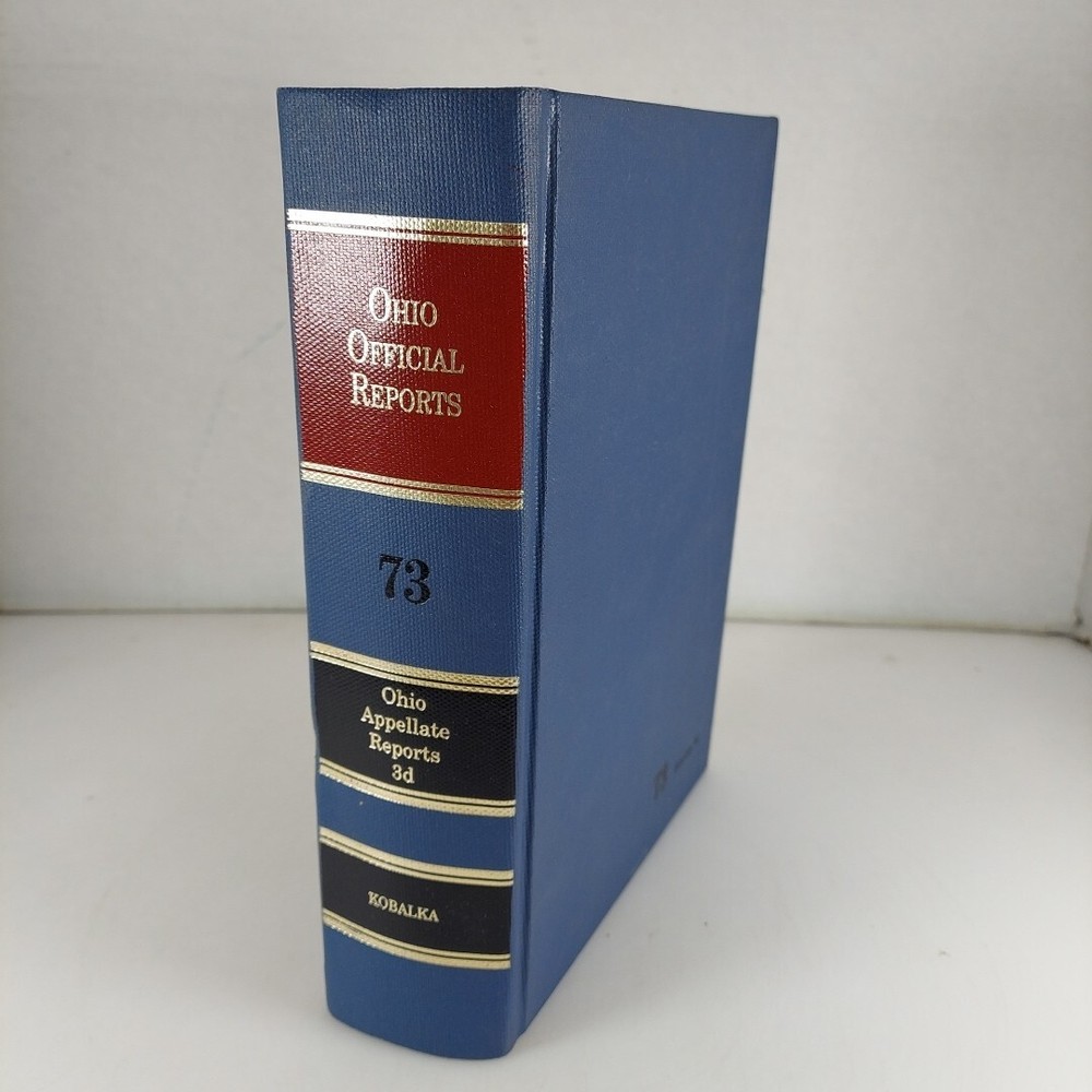 Ohio Official Reports 73 Appellate 3d Walter Kobalka 1992 HC West Publishing Co.