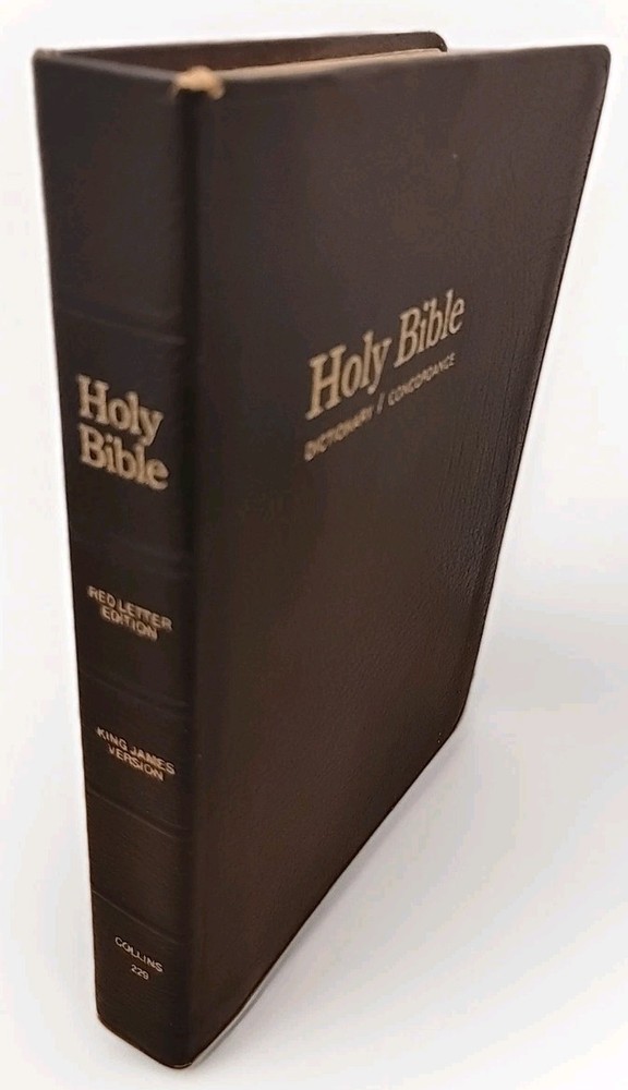 Holy Bible : King James Version – Black Bonded Leather – Red Letter Edition