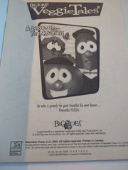 Big Idea 2003 VeggieTales Coloring Book UNCOLORED SC A Lesson In Thankfulness