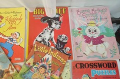 Lot of 10 Vintage USED Children’s Coloring Books 1950’s-60s Era in Nice Shape