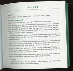 Fun 30 Second Mysteries Case Files The Book You Can Play! by Moog 221 pages LR4B