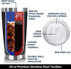 Ultimate 20 Oz Tumbler for Dad – Stylish, Reusable, Perfect for Any Occasion
