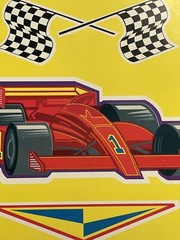 1992 Hot Wheels Sticker Fun Golden Book Vintage Mattel