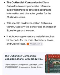 The Outlandish Companion Diana Gabaldon 1999 Hardcover Delacorte Outlander Ser.