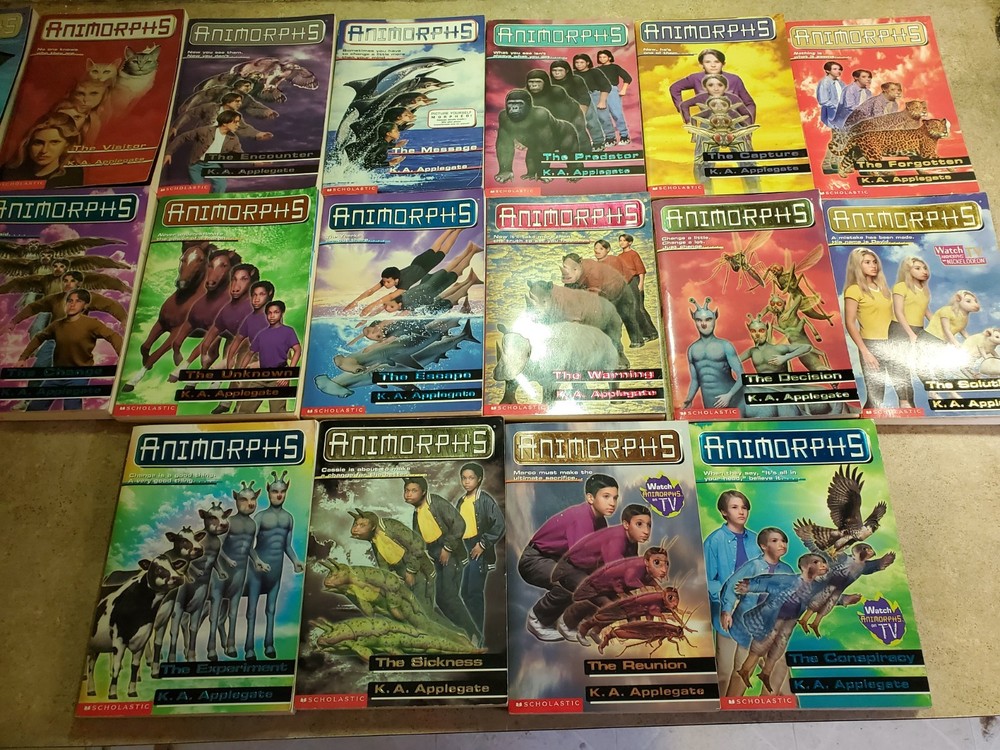Lot of 18 Good Animorphs Paperback Books K A Applegate