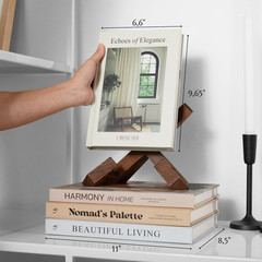 Decorative Books 4Pk Stackable Aesthetic Table Decoration Display Neutral Tones