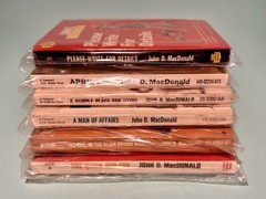 [Lot of 6] Vintage Crime Mystery Sex GGA Paperbacks 50s 60s JOHN D MACDONALD
