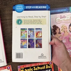 30 Level 2 Girl Readers Lot Disney Barbie I Can Read Step Into Reading Books