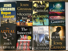 Lot of 8 John Grisham Hardcover Books Legal Thriller Fiction- 1st Edition