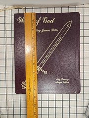 Word of God KJV Bible(Maroon) Large Print Easy Reading Margin Edition Red Letter
