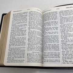 1973 NEW Regency Holy Bible KJV Giant Print Red Letter Edition Black CLEAN