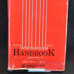 Sprinkler Hydraulics/Harold S Wass 1983 & NFPA 13 Handbook 1989 Hardback Books