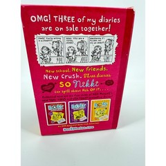 Dork Diaries Books 1 2 3 Box Set Rachel Renee Russell Hardcover Lot
