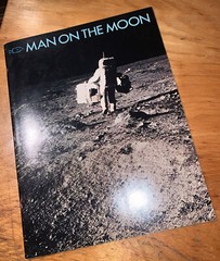 Man On The Moon Booklet Pictures in Color 53 Pages Vintage