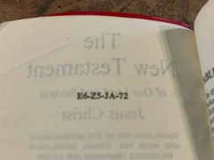 VTG RED PLASTIC COVER New Testament Bible ZONDERVAN Pocket Version KJV 4″X 2.75″