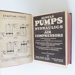 VTG Audels Pumps Hydraulics Air Compressors Practical Guide, Frank D Graham 1943
