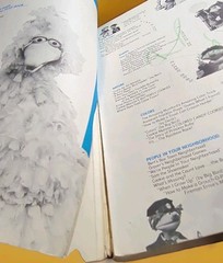 Sesame Street CTW Big Bird’s Busy Book, Starring Jim Henson’s Muppets 1975 Vtg