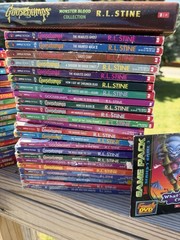 Goosebumps Series Book Large Lot RL Stine 71 Books+ 1 DVD Game