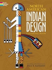 North American Indian Design Coloring Book (Dover Design Col – VERY GOOD