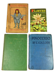 Vintage Books Lot of 16 Pinocchio High Towers Pride’s Castle Jubilee 1930s-1960s
