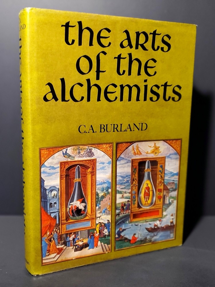 The Arts of the Alchemist 1st Edition 1967 by CA Burland HCDJ Occult Magic