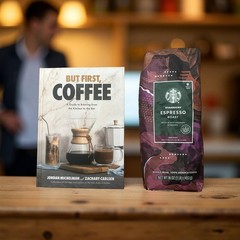 But First,Coffee:Guide to Brewing from the Kitchen to the Bar+16 Oz Coffee Beans
