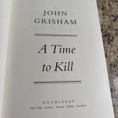 1st Edition SIGNED A Time To Kill by John Grisham Hardcover Like New