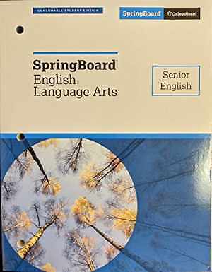 SpringBoard English Language – Unknown Binding, by The College Board – Good o