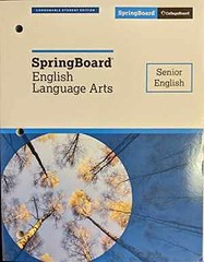SpringBoard English Language – Unknown Binding, by The College Board – Good o