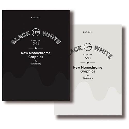 Palette, No. 1: Black & White: New Monochrome Graphics (Palette, 01)