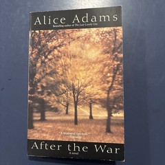 After the War by Alice Adams (2001, Trade Paperback)
