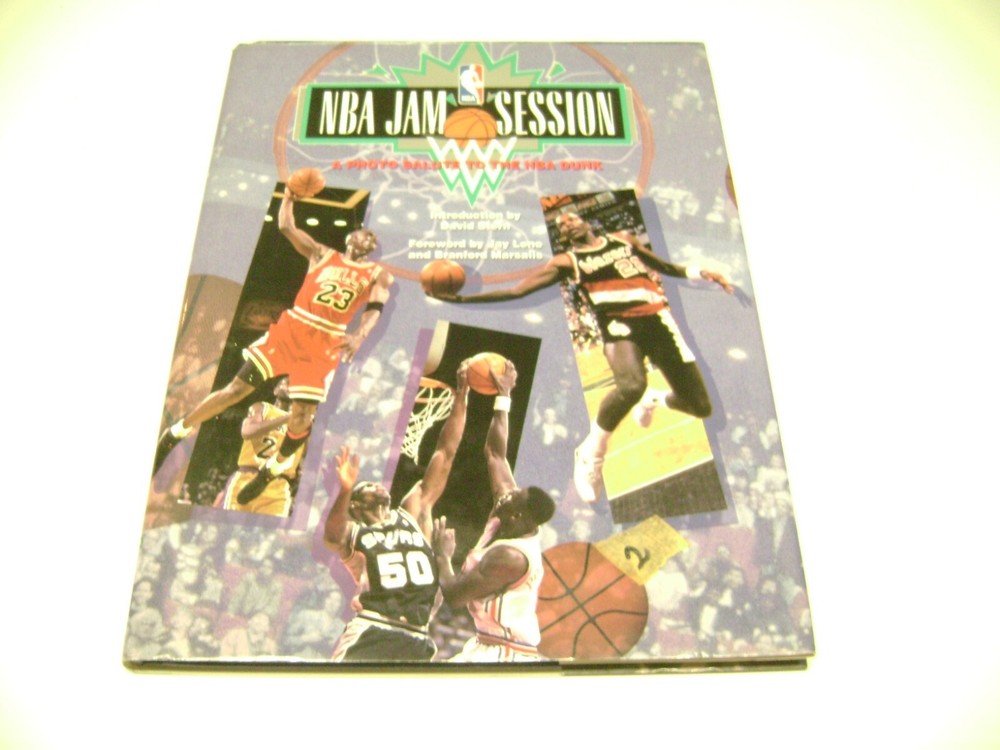 Huge 1993 Hardcover Book NBA JAM SESSION, Photo Salute to the Dunk, 168 pages