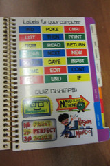 Computer Tools 1984 Spindex Stickers Graphics Programming Chart oop MAC rare 1st