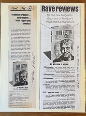John Huston: King Rebel ~ Original Long Galleys + Reviews ~ 1963 ~ Signed