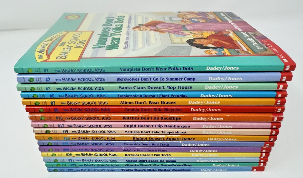 Lot of 16 VTG Bailey School PB Books #1-3; 6-8, 10, 12, 18, 25-26, 29-31, 33, 35