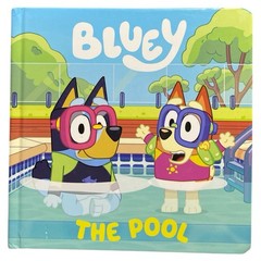 Bluey Board Book Set x 2 The Pool The Beach Hardcover Kids TV Series Picture Lot
