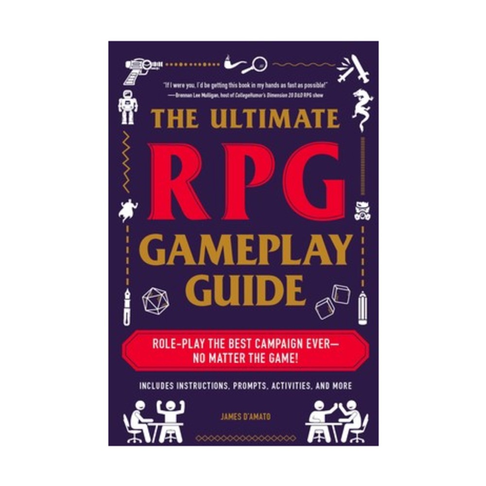 Adams Media Gaming Book Ultimate RPG Gameplay Guide VG+