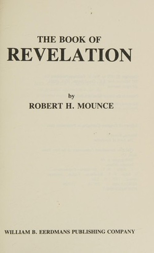 The Book of Revelation Hardcover Robert H. Mounce