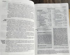 Biblia Pastoral de Estudio Plenitud RV1960 piel elaborada negro