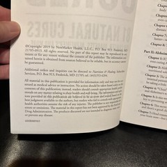 CURED: 81 Natural Cures Nutrition & Healing Paperback Book 2019