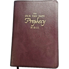 The Jack Van Impe Prophecy Bible KJV Red Letter Limited Edition Leather Bound