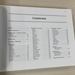 Map Guide to the US Federal Censuses 1790-1920 SC Thorndale & Dollarhide Good
