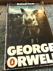 George Orwell books, lot of 3 Penguin UK editions, Animal Farm, Inside the Whale